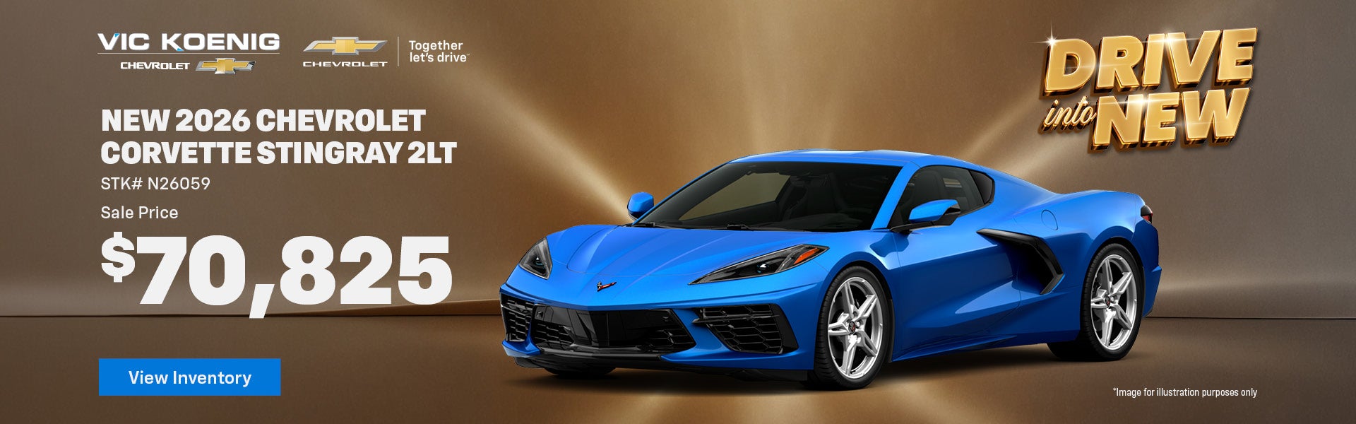 2026 New Chevrolet Corvette Stingray Offer